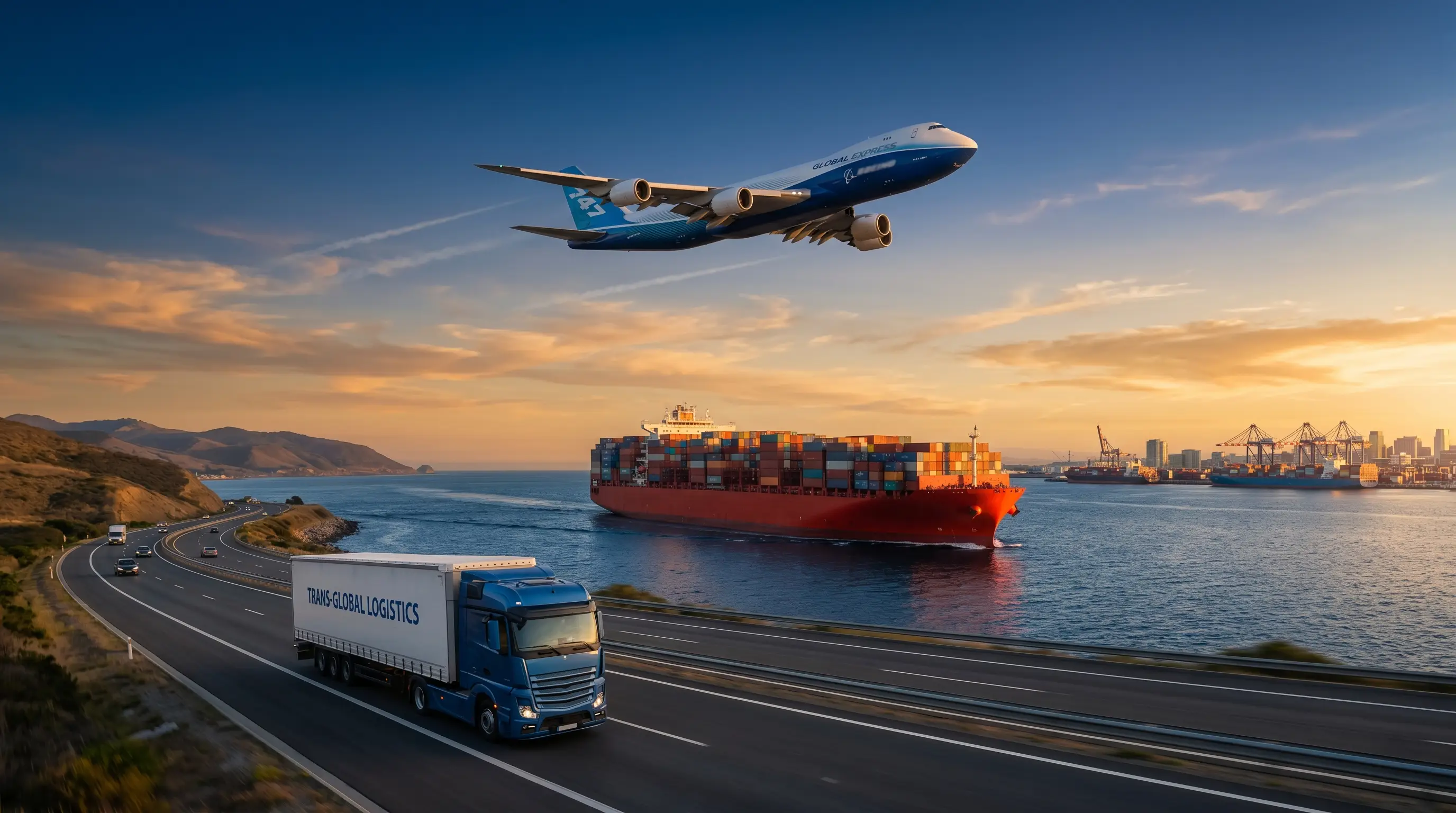 Export logistics by air, sea and road with Nexport India